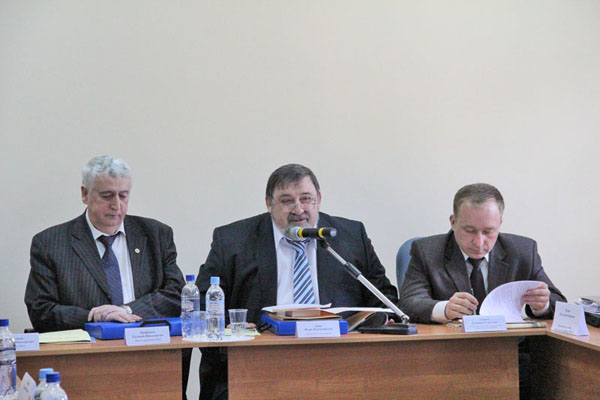 Совещание ректората РМАТ с директорами ее филиалов в Калуге (апрель 2011)