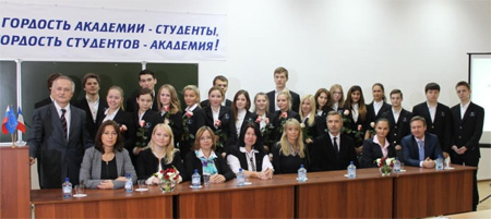 Посвящение в студенты первокурсников РМАТ-Vatel 2013